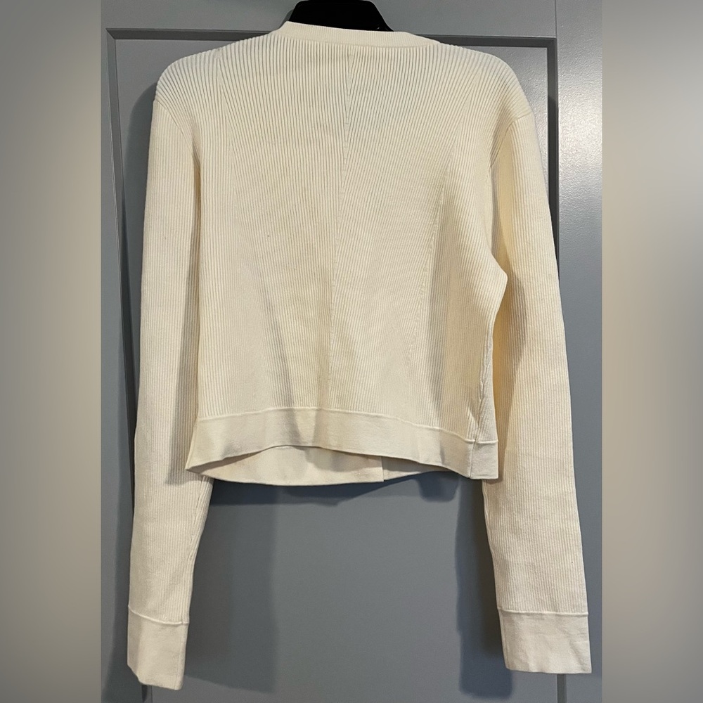 NEW Favorite Daughter The Quinn Cardigan Cream/Gold Size XL - Picture 6 of 16